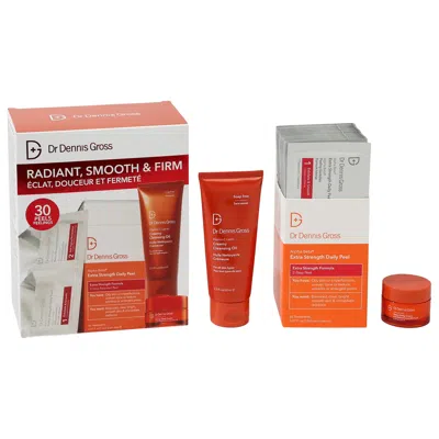 Dr Dennis Gross Skincare Extra Strength Brightening Peel Kit In Transparent