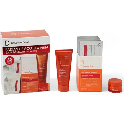 Dr Dennis Gross Skincare Dr. Dennis Gross Skincare Radiant, Smooth & Firm Skin Care Set $130 Value In Transparent
