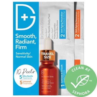 Dr Dennis Gross Skincare Smooth, Radiant, Firm Kit For Sensitive / Normal Skin In White