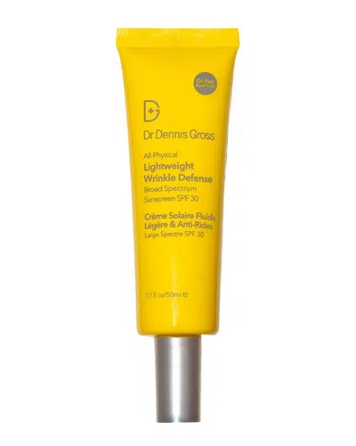 Dr Dennis Gross Dr. Dennis Gross Unisex 1.7oz All-physical Lightweight Wrinkle Defense Broad Spectrum Sunscreen Spf  In Transparent