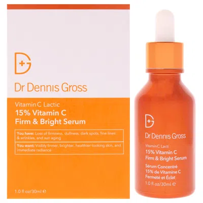 Dr Dennis Gross Vitamin C Lactic 15 Percent Vitamin C Firm And Bright Serum By Dr. Dennis Gross For Unisex - 1 oz Se In Transparent