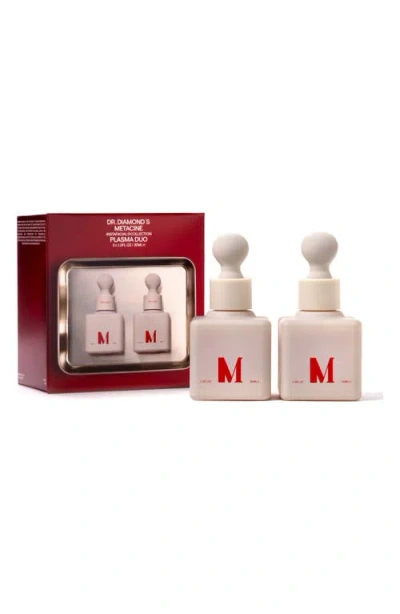 Dr. Diamond’s Metacine Dr. Diamond's Metacine Instafacial® Plasma Bioactive Growth Factor Serum Duo $400 Value In Transparent