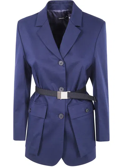 Dr. Hope Belted Jacket Clothing In Blue