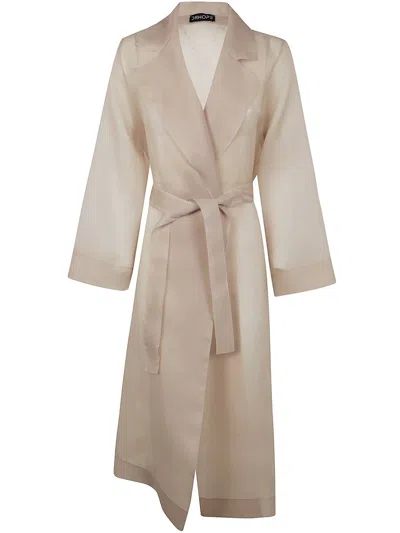 Dr. Hope Belted Windbreaker Trench Clothing In Beige
