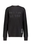 DR. HOPE DR. HOPE BLACK CREWNECK SWEATSHIRT