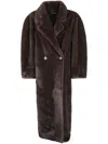 Drhope Dr. Hope Fake Fur Coat Clothing In Brown