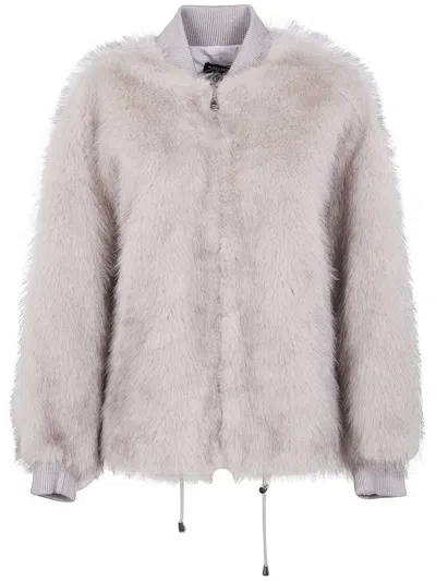 Dr. Hope Fake Fur Jacket Clothing In White