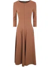 Drhope Dr. Hope Long Dress Clothing In Brown