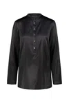 Drhope Dr. Hope Mandarin Collar Blouse Clothing In Black