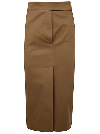 Dr. Hope Pencil Skirt Clothing In Brown
