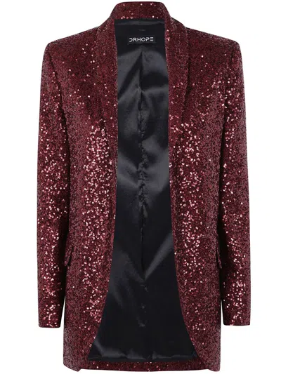 Dr. Hope Sequins Jacket Clothing In Red