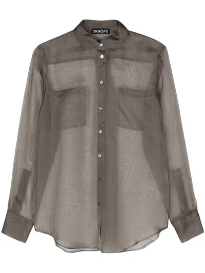 Dr. Hope Shirt Clothing In Brown