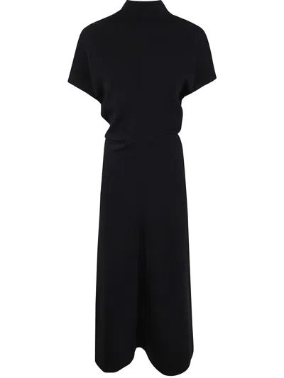 Dr. Hope Turtle Neck Dress Clothing In Black