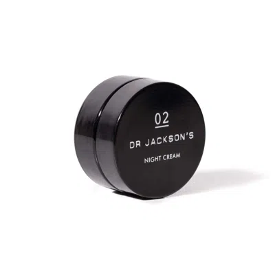 Dr Jackson's Skincare White 02 Night Cream 30ml In Black