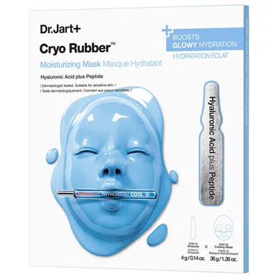Dr. Jart+ Cryo Rubber Moisturizing Face Mask With Hyaluronic Acid 1 Oz/30 ml In Blue