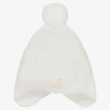 DR KID IVORY KNITTED BABY HAT