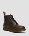 Dr. Martens 101 27761201 Boots Unisex Dark Brown Leather Ankle Gal1288 In Brown
