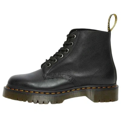 Dr. Martens' Dr. Martens 101 Bex Pisa Leather Ankle Boots 'black'
