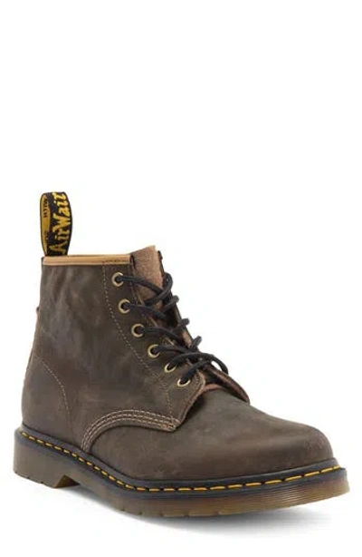 Dr. Martens' Dr. Martens 101 Lace-up Boot In Dark Khaki