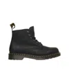 Dr. Martens '101' Leather Lace-up Boots In Black