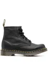 Dr. Martens' 1460 Waterproof 8 Eye Boots In Black