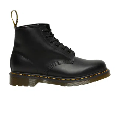 Pre-owned Dr. Martens' Dr. Martens 101 Yellow Stitch Ankle Boot 'black' | Men's Size 10