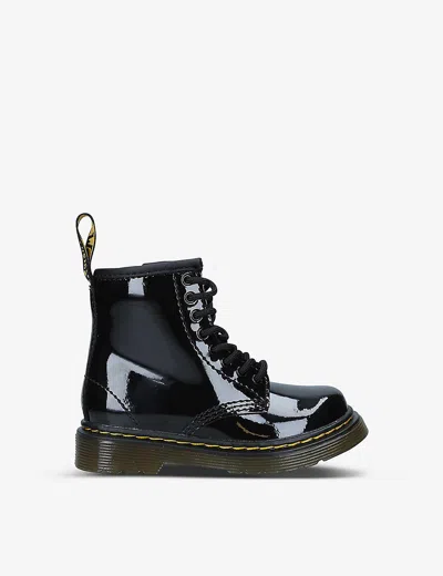 Dr. Martens' Kids' 1460 8-eye Leather Boots 3-5 Years In Black