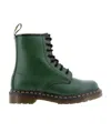 Dr. Martens 30mm 1460 Smooth Leather Boots In Green