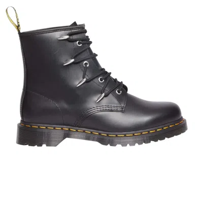 Pre-owned Dr. Martens 1460 Alien Hardware Leather Lace Up Boot 'black' | Men's Size 11