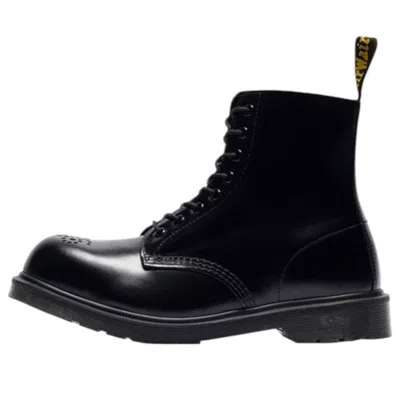 Dr. Martens 1460 Analine Leather Steel Toe Boots 'black'