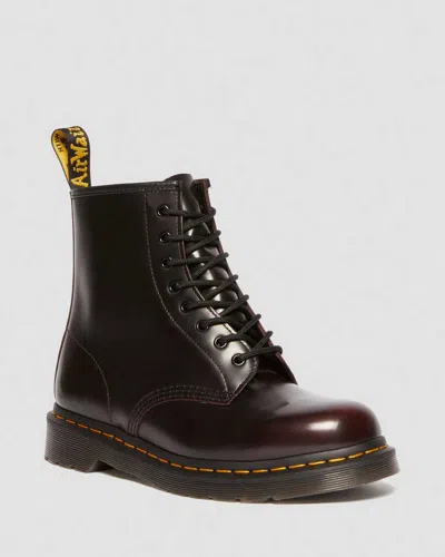 Dr. Martens' 1460 Arcadia Lace Up Boots In Red