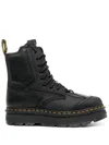 Dr. Martens 1460 Beta Zebzag Boots In Black