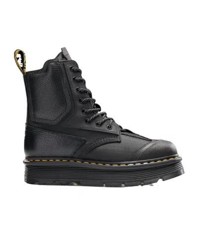 Dr. Martens' 1460 Beta Zebzag Boots In Black