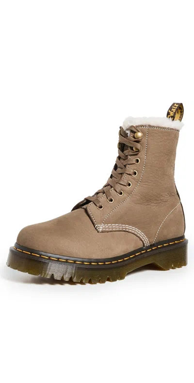 Dr. Martens' 1460 Bex Warmwair Boots Dark Khaki & Tan