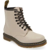 Dr. Martens' 1460 Smooth Leather Lace Up Boots In Vintage Taupe Smooth