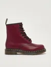 Dr. Martens 1460 Combat Boots In Red