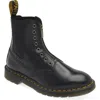 Dr. Martens' Dr. Martens 1460 Chelsea Boot In Black Polished Smooth