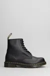 Dr. Martens 1460 Ambassador R31981001 Mens Black Leather Ankle Boots Zogg1345