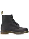 Dr. Martens' Dr. Martens Crewson Nubuck Leather Casual Boots Size 13.0 In Black