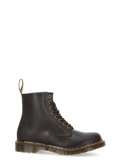 Dr. Martens 1460 Combat Boots In Brown