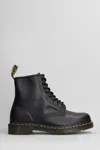 Dr. Martens' 1460 Pascal Combat Boots In Black