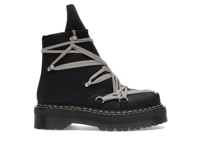 Pre-owned Dr. Martens 1460 Drkshdw Quad Sole Mega Lace Boot Rick Owens (women's) Sneakers In Black