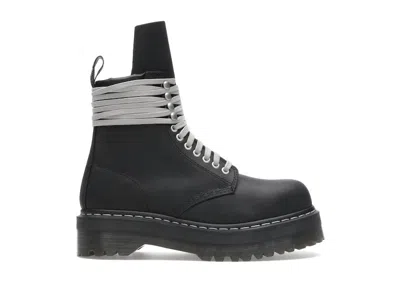 Pre-owned Dr. Martens 1460 Drkshdw Quad Sole Steel Toe Boot Rick Owens (women's) Sneakers In Black
