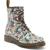 Dr. Martens 1460 Floral Combat Boot In English Garden Backhand