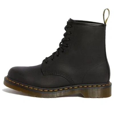 Dr. Martens 1460 Greasy 'black' In Animal Print