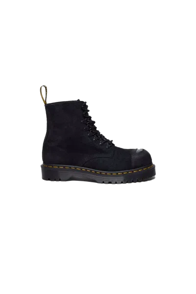 Dr. Martens' Dr. Martens 1460 Hairy Suede Boots Black