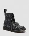 Dr. Martens 1460 Junior Reclaimed Leather Boots In Animal Print
