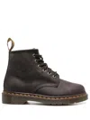 Dr. Martens' 1460 Pascal Lace-up Leather Boots In Braun