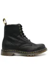Dr. Martens' 1460 Pascal Bex Leather Lace Up Boots In 黑色