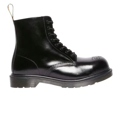 Pre-owned Dr. Martens 1460 Leather Steel Toe 'black' | Men's Size 6.5